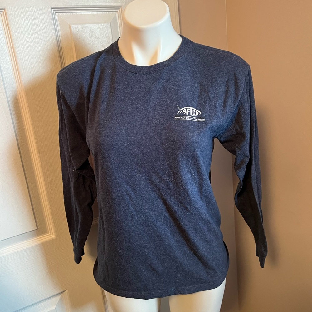 AFTCO Fishing Tackle long sleeve shirt ~ **runs small for medium